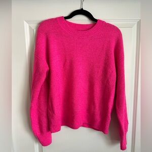 Gap Bright Pink Sweater (almost Barbie)